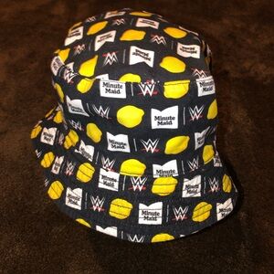 WWE reversible Black & Yellow Bucket Hat